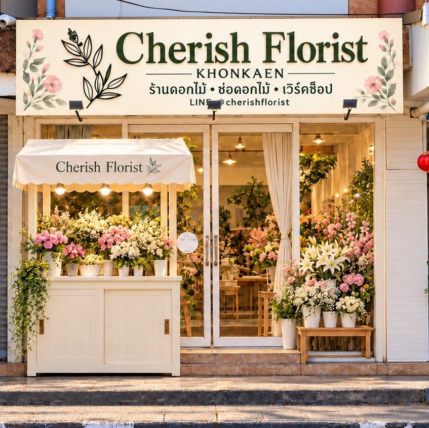 หน้าร้าน Cherish Florist ขอนแก่น
